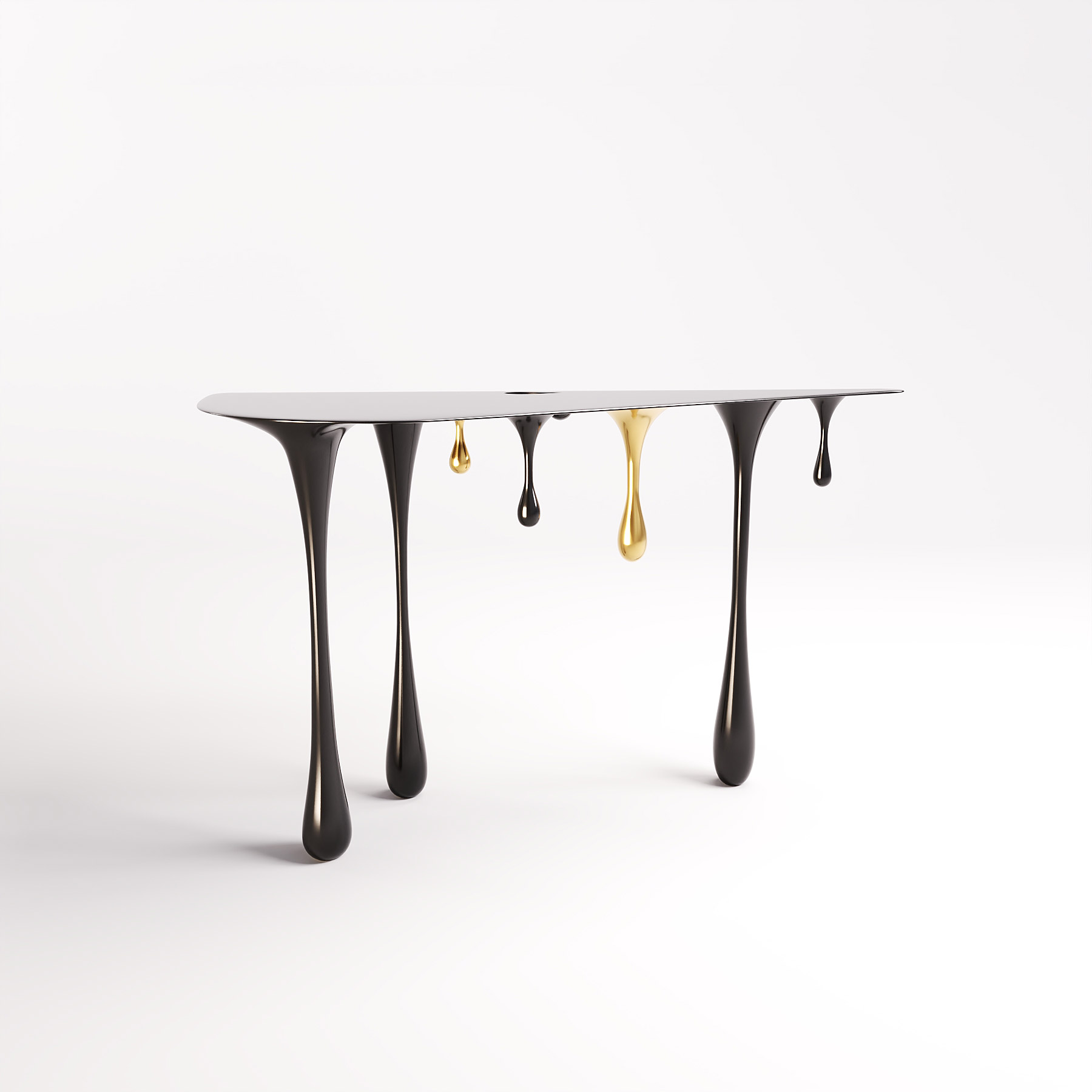 Magma — Una console scultorea ispirata al fluire del magma