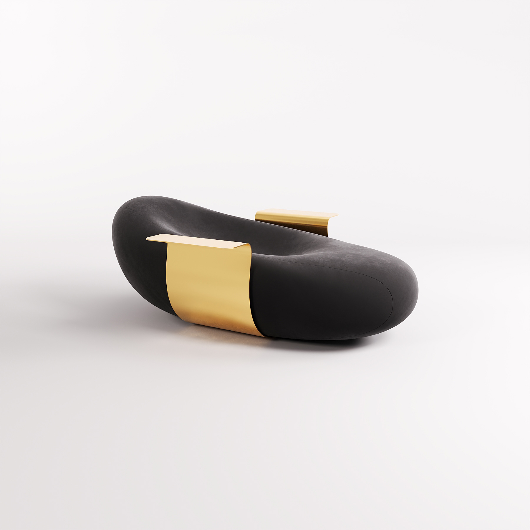Fagiolo — The lounge chair inspired by the pure form of a bean