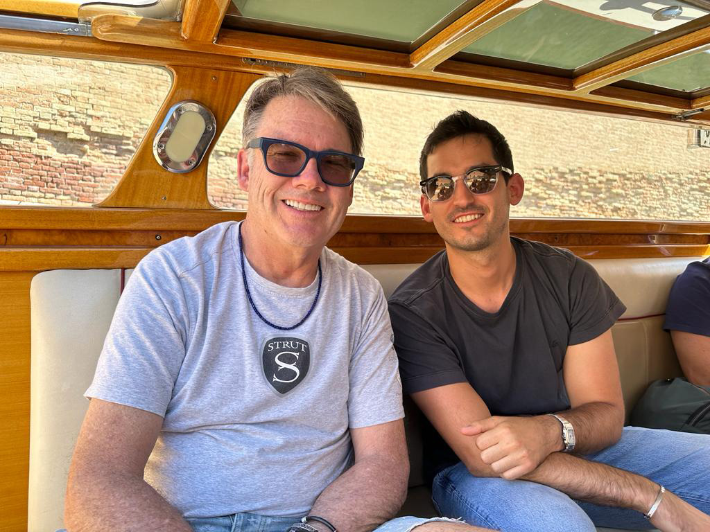 Along the Mavimatt journey — Mattia Travaini with clients and collectors