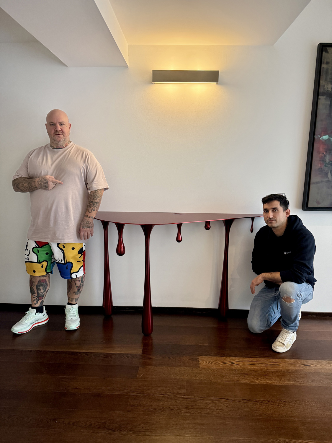 Along the Mavimatt journey — Mattia Travaini with clients and collectors